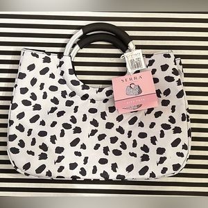 Serra City Tote Black and White